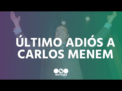 EL ÚLTIMO ADIÓS A CARLOS MENEM - Telefe Noticias
