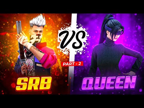 SRB vs Attitude Queen 👑💖😡 || 1vs1 Girl vs Boy 🔥🔥 || @funwithsrbyt || #freefire #1vs1 #viral