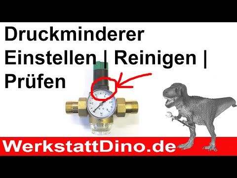 Haus Druckminderer reparieren | einstellen | Druckanzeige tauschen