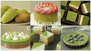 10 Green tea Cake & Dessert Recipe | Baking Video | Matcha Cheesecake