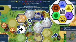 Will I lose the war in UNCIV mobile??😱🤯 playthrough EP3