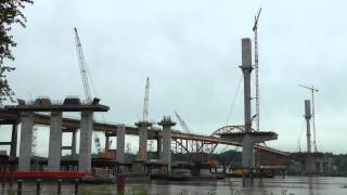 preview picture of video 'TIME LAPSE HD PORT MANN BRIDGE COPYRIGHT BCNEWSVIDEO MAY 25 2011'
