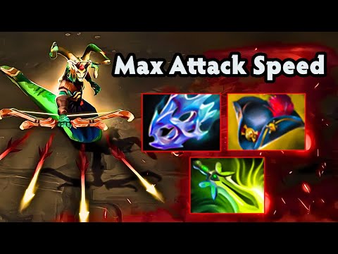 Max Attack Speed 🔥1000+ GPM Farm Machine 45Kills 🔥🔥 Medusa Dota 2
