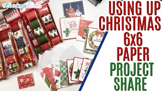 What I Made using White Christmas 6x6 Paper Pad & Smashing Another 6x6 Pad!