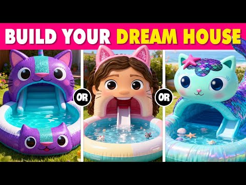 Build Your Dream GABBY'S DOLLHOUSE House 🏡 | Great Quiz