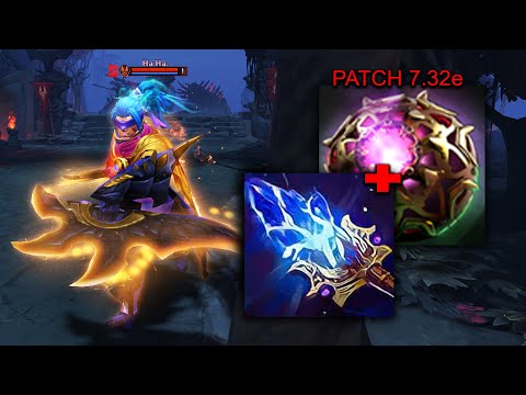 the NEW BEST BUILD for ANTI MAGE in PATCH 7.32e?