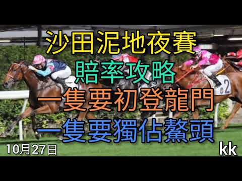 香港賽馬貼士2021年10月27日沙田泥地夜賽(賠率攻略)