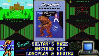 [AMSTRAD CPC] Sultan's Maze - Longplay & Review