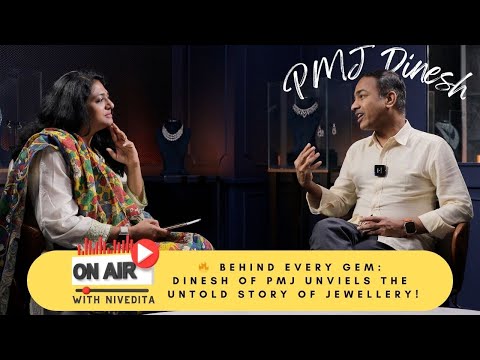 Taking #Hyderabadi #Jewellery legacy to global heights  #PMJ MD Dinesh Kankaria On Air with Nivedita