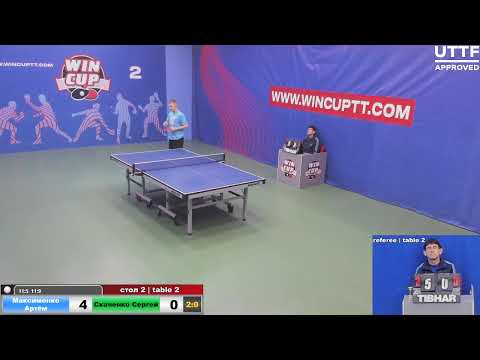 Максименко Артём 3-0 Скаченко Сергей Турнир Восток 4  WIN CUP 07.05.2021. Прямой эфир Зал 2.