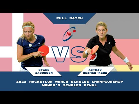 2021 Racketlon World Championship | Stine Jacobsen v Astrid Reimer-Kern | Final | Full Match