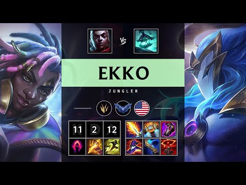 Ekko Jungle vs Hecarim - NA Diamond Patch 25.19