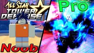 (codes) All Star Tower Defense Noob to pro Complete beginers Guide | Roblox Astd