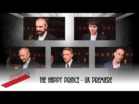 The Happy Prince – UK Premiere interviews - Rupert Everett, Colin Morgan, Edwin Thomas