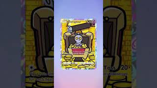 Gimmighoul full art! #paldeanwonders #pokemon #tcgpokemon #pokemontcgpocket #tcgpokemon