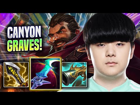 CANYON CRAZY GAME WITH GRAVES! - DK Canyon Plays Graves JUNGLE vs Kayn! | Season 2022
