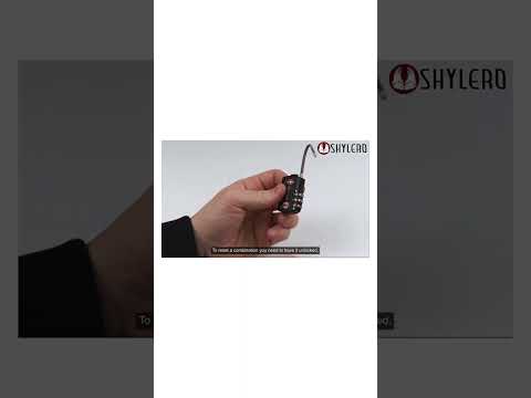 How to Set and Reset 3-dial Luggage TSA Approved Lock SHYLERO / TSA Lock Forgot Combination #shorts