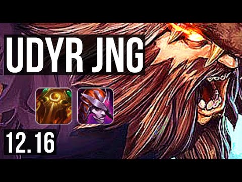 UDYR vs LEE SIN (JNG) | 73% winrate, 5/0/2 | KR Master | 12.16