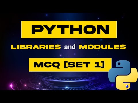 Python Libraries And Modules Mcq