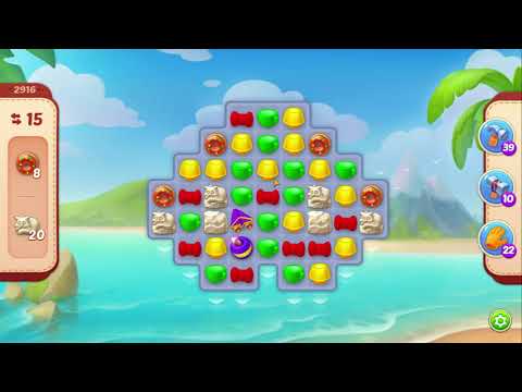 Homescapes Level 2916 (No boosters) / Уровень 2916 (Без бустеров) 01.07.2022