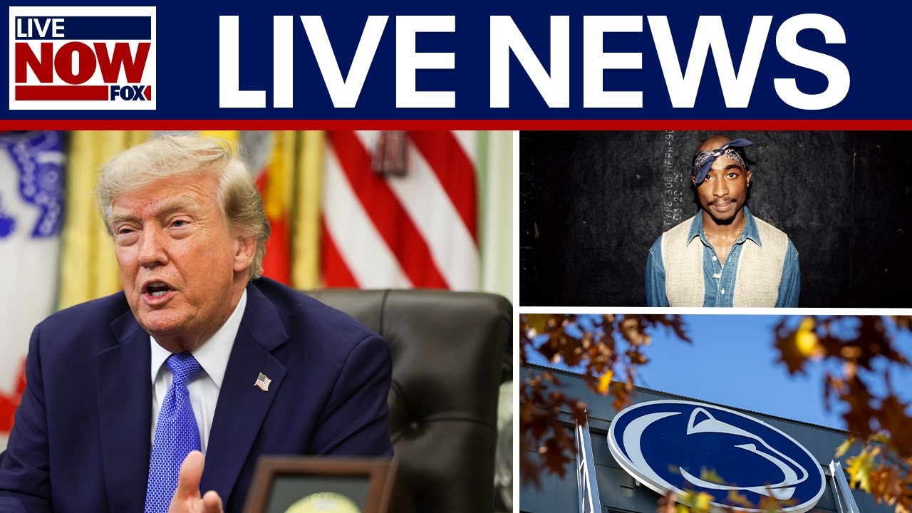 LIVE NEWS: Trump threatens Oman amid Iran war, Tupac murder trial, Penn State drug ring & more