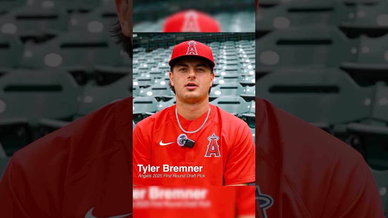 Checking in with #Angels first round draft pick Tyler Bremner 👋