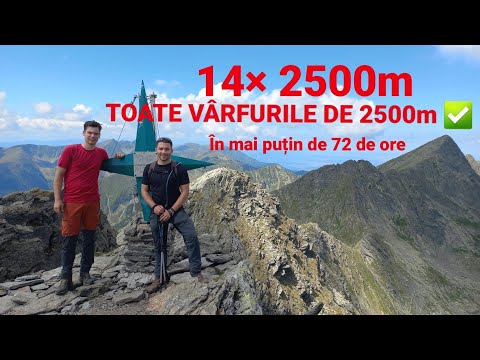 14x 2500m challenge!   TOATE VARFURILE DIN ROMANIA PESTE 2500m in 69 de ore