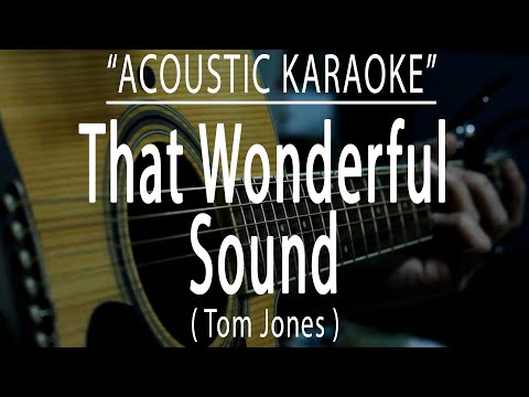 That Wonderful Sound - Tom Jones (Acoustic karaoke)
