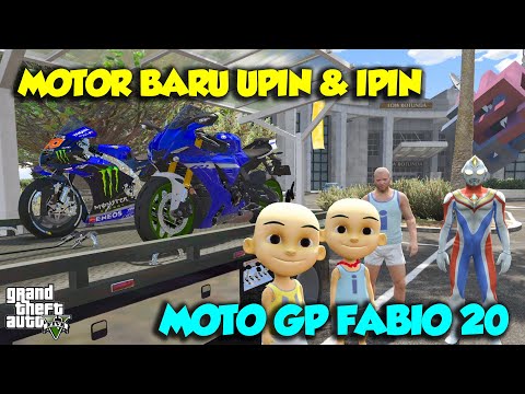 UPIN IPIN BELI MOTO GP YAMAHA R1 FABIO JUARA DUNIA 2023 - GTA V MOD SULTAN UPIN IPIN EPISODE SPESIAL