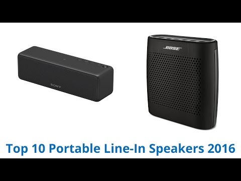 10 Best Portable Line-In Speakers 2016