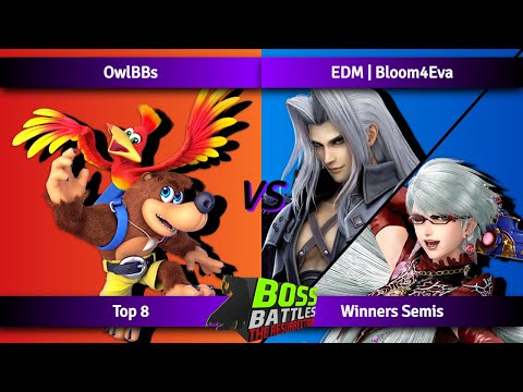 OwlBBs (Banjo and Kazooie) vs EDM | Bloom4Eva (Sephiroth/Bayonetta) - Winners Semi (Top 8) - BOSS BA