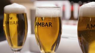 Cervezas Ambar Makinf of "todo lo bueno acaba en bar" anuncio