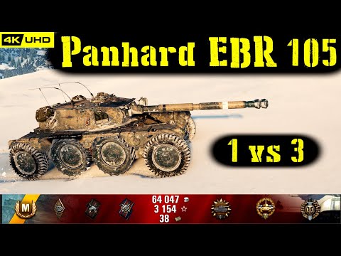 World of Tanks Panhard EBR 105 Replay - 7 Kills 8.1K DMG(Patch 1.6.1)