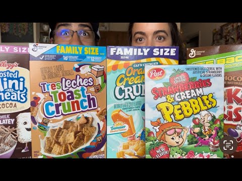 HUGE cereal haul!! 🥣