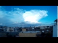 explosive cumulonimbus moving from eastern nicosia to larnaca area 28 05 16