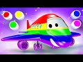 Learn Colors With Plane Paint Nursery Rhyme Color Song For Kids Best Of Panda Bo