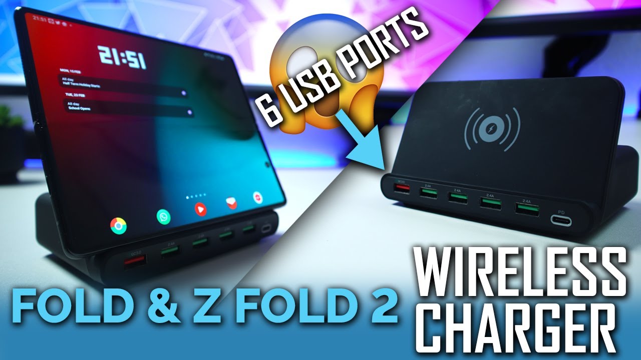 THE BEST Wireless Charger for the Galaxy Fold & Z Fold 2