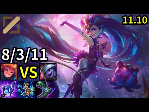 Zoe Mid vs Tristana - KR Grandmaster | Patch 11.10