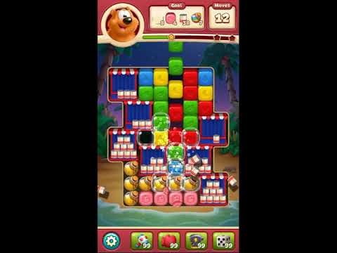 Toon Blast Level 4987 - NO BOOSTERS 🐻🐺🐱 | SKILLGAMING ✔️