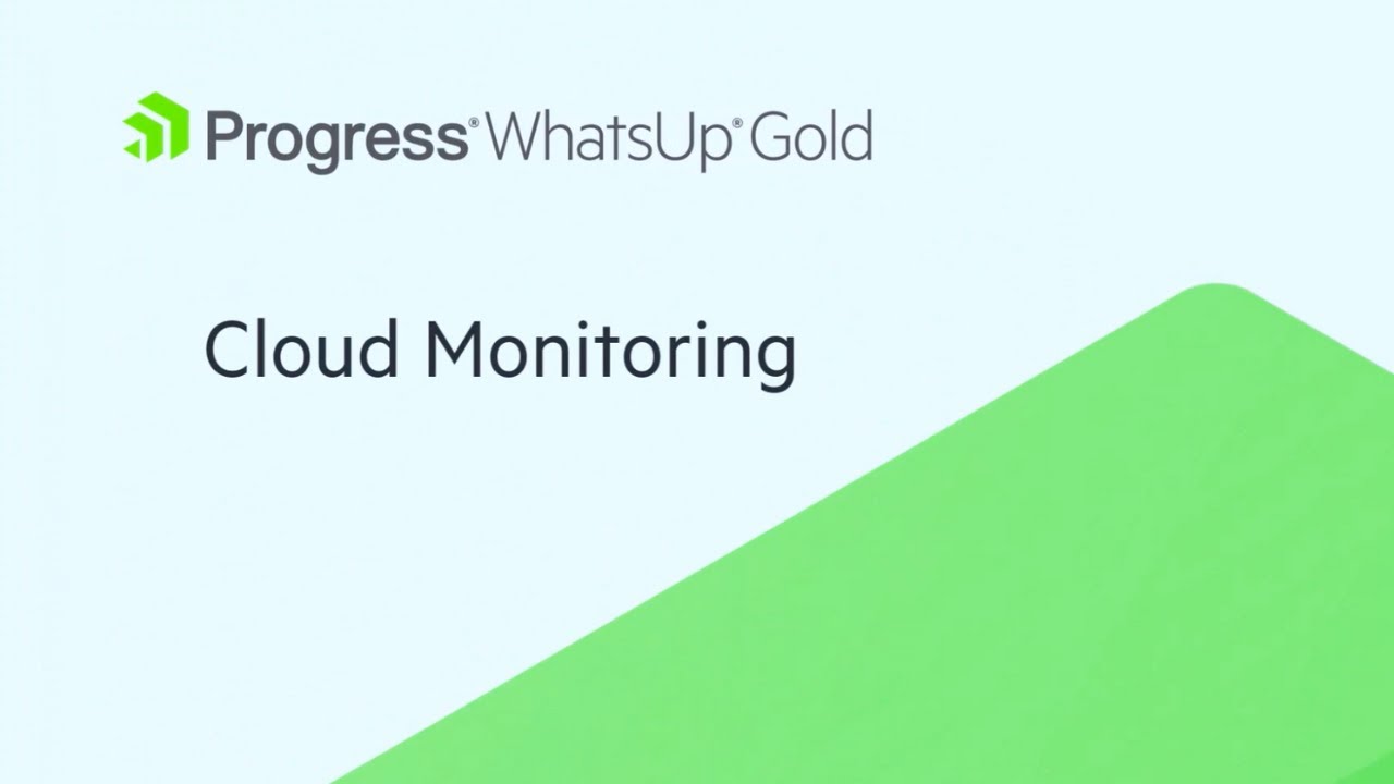 Cloud Monitoring Overview