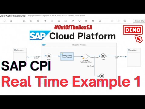 SAP CPI Real Time Example in English - Scenario 1:A Step-by-Step Tutorial #sap #cpi #realtime #demo