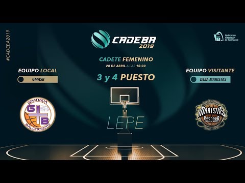 CADEBACADFEM 2019 - 3 y 4 PUESTO - CLINICA VYP GMASB vs DEZA MARISTAS