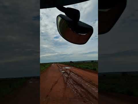 Saindo da Fazenda Aporé-(Go).🚛🇧🇷