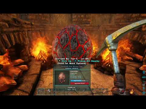 ARK:Fjordur Wyvern egg hatching