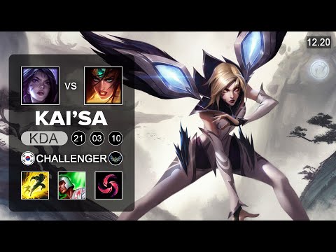 Kai'Sa vs Sivir ADC - KR Challenger - Patch 12.21 Season 12