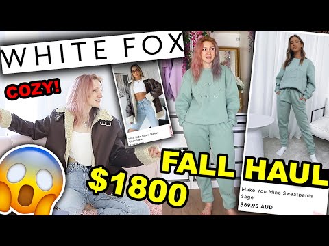 價值 1800 美元的 Whitefox 精品店試穿大采購 2021 🍁 秋裝大采購 (HUGE $1800 WHITEFOX BOUTIQUE TRY ON HAUL 2021 🍁 FALL CLOTHING HAUL)