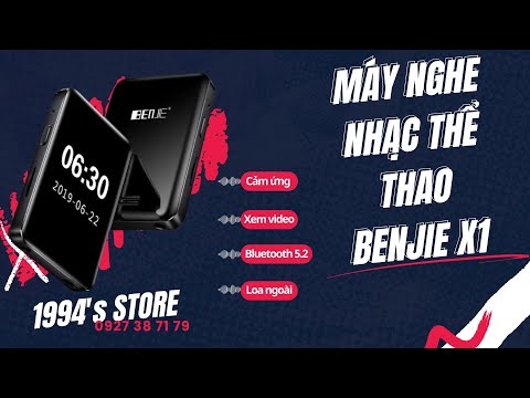 Máy Nghe Nhạc Benjie X1 Bluetooth 5.2 – Cảm Ứng, Loa Ngoài, Nhạc Lossless HiFi – Chính Hãng