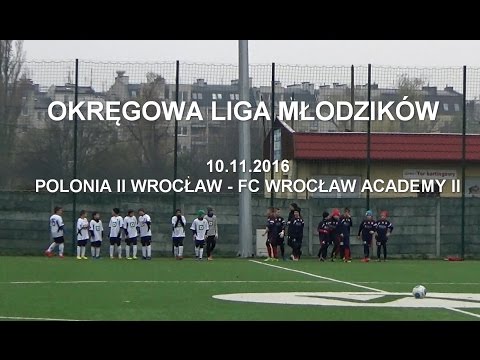 Mecz Polonia II Wrocław - FC Academy Wrocław II z 10.11.2016