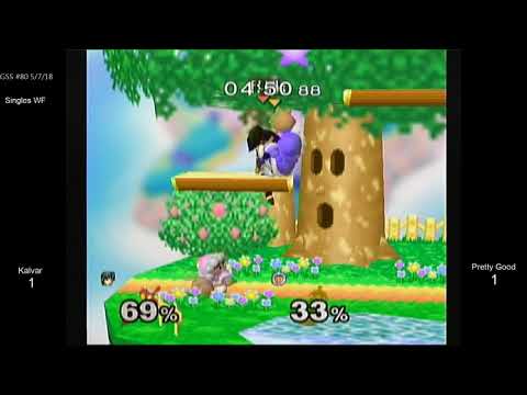 GSS 80 SSBM - Kalvar (Marth) vs. Pretty Good (Ice Climbers) - Melee WF
