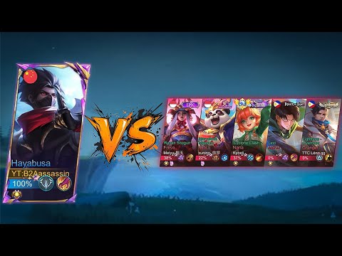 HAYABUSA NO SKIN Vs PRO PLAYER IN SOLO |HAYABUSA TOP GLOBAL BUILDS AND EMBLEM!!